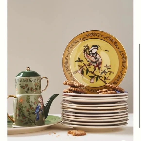 Anthropologie Phannapast Taychamaythakool 12 Days  Christmas Partridge - Picture 3 of 3